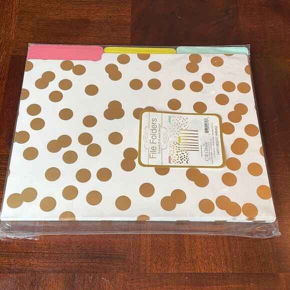 C.R. Gibson File Folders Decorated Fancy  Set of 9 - Picture 3 of 6